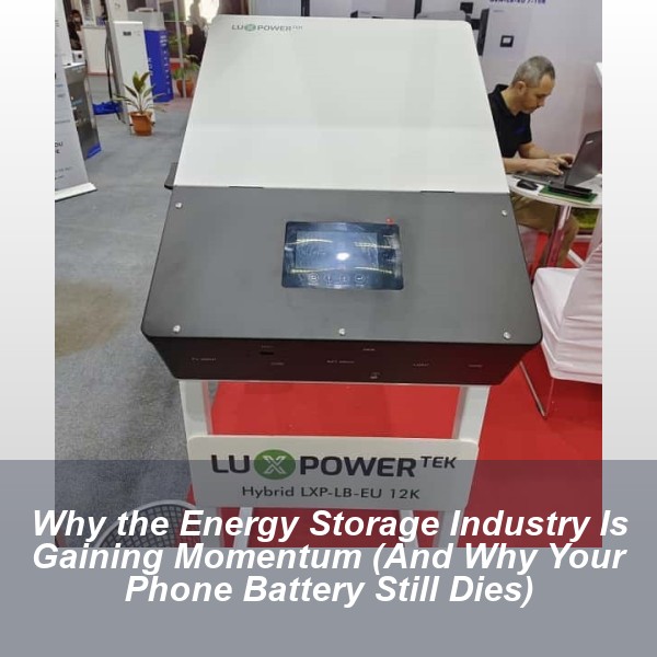 Why the Energy Storage Industry Is Gaining Momentum (And Why Your Phone Battery Still Dies)